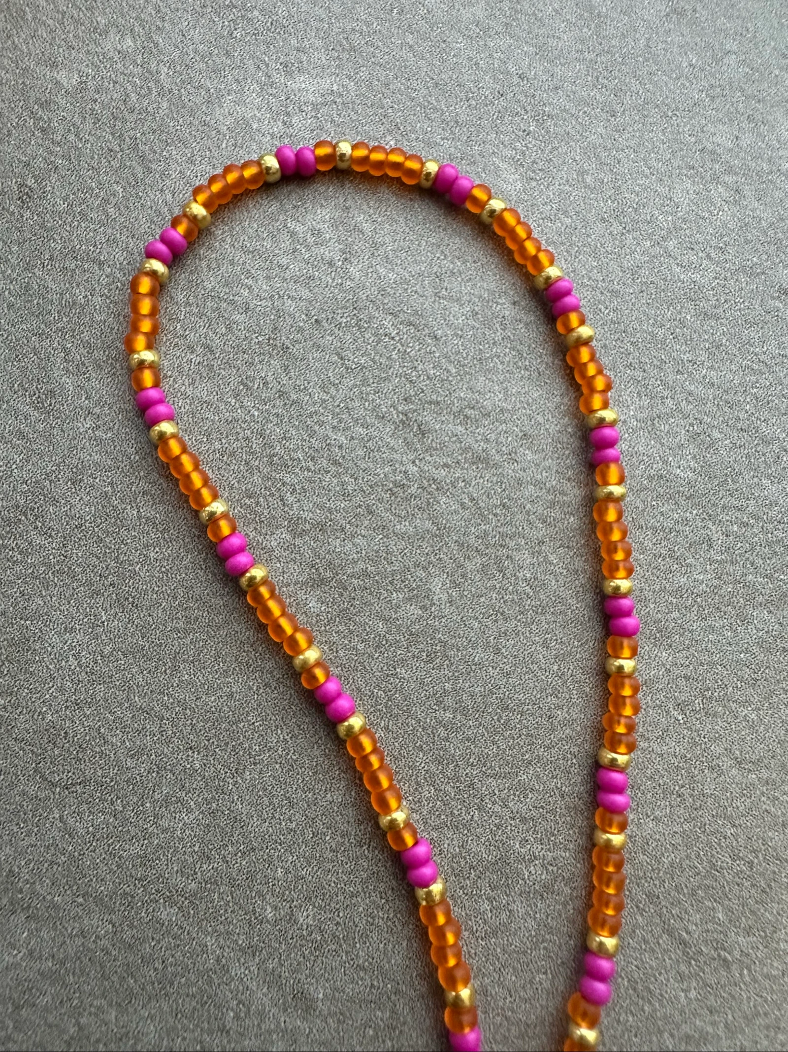 Eyeglass strap orange and pink – photo 3